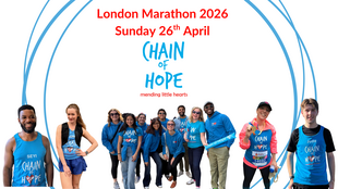13 runners take on the London Marathon for Chain of Hope