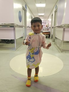 First child from Bolivia treated by Chain of Hope
