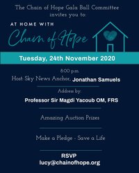Fundraising event invitation