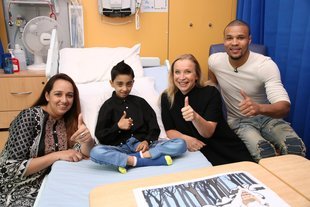 Chris Eubank Jr, Emma, Abuzar and Mum