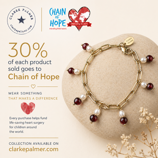 Changing Lives, One Heart at a Time: Chain of Hope Collaboration with Clarke Palmer